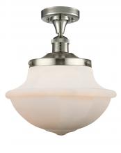 Innovations Lighting 517-1CH-PN-G541 - Oxford - 1 Light - 12 inch - Polished Nickel - Semi-Flush Mount