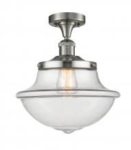 Innovations Lighting 517-1CH-SN-G542 - Oxford - 1 Light - 12 inch - Brushed Satin Nickel - Semi-Flush Mount