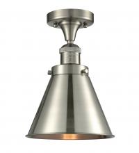 Innovations Lighting 517-1CH-SN-M13-SN-LED - Appalachian - 1 Light - 8 inch - Brushed Satin Nickel - Semi-Flush Mount