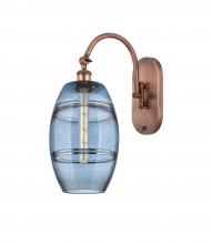 Innovations Lighting 518-1W-AC-G557-8BL - Vaz - 1 Light - 8 inch - Antique Copper - Sconce