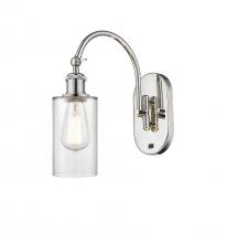 Innovations Lighting 518-1W-PN-G802 - Clymer - 1 Light - 4 inch - Polished Nickel - Sconce