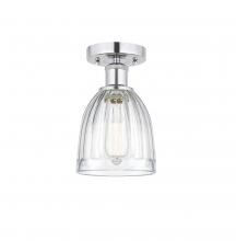 Innovations Lighting 616-1F-PC-G442 - Brookfield - 1 Light - 6 inch - Polished Chrome - Semi-Flush Mount