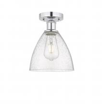 Innovations Lighting 616-1F-PC-GBD-754 - Bristol - 1 Light - 8 inch - Polished Chrome - Semi-Flush Mount