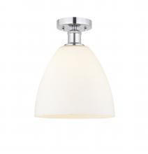 Innovations Lighting 616-1F-PC-GBD-91 - Bristol - 1 Light - 9 inch - Polished Chrome - Semi-Flush Mount