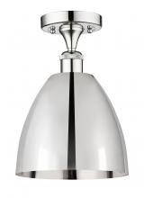 Innovations Lighting 616-1F-PC-MBD-9-PC - Bristol - 1 Light - 9 inch - Polished Chrome - Semi-Flush Mount