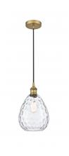 Innovations Lighting 616-1P-BB-G372-LED - Waverly - 1 Light - 8 inch - Brushed Brass - Cord hung - Mini Pendant