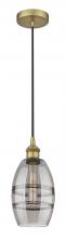 Innovations Lighting 616-1P-BB-G557-6SM - Vaz - 1 Light - 6 inch - Brushed Brass - Cord hung - Mini Pendant