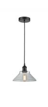 Innovations Lighting 616-1P-BK-G132-LED - Orwell - 1 Light - 8 inch - Matte Black - Cord hung - Mini Pendant