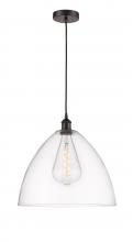 Innovations Lighting 616-1P-OB-GBD-162-LED - Bristol - 1 Light - 16 inch - Oil Rubbed Bronze - Cord hung - Pendant