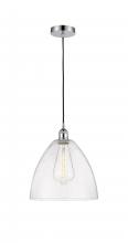 Innovations Lighting 616-1P-PC-GBD-124-LED - Bristol - 1 Light - 12 inch - Polished Chrome - Cord hung - Mini Pendant