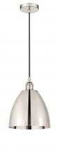 Innovations Lighting 616-1P-PN-MBD-9-PN - Bristol - 1 Light - 9 inch - Polished Nickel - Cord hung - Mini Pendant