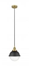 Innovations Lighting 616-1PH-BB-HFS-84-BK - Edison - 1 Light - 9 inch - Brushed Brass - Mini Pendant