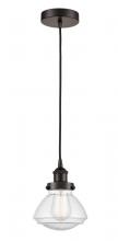 Innovations Lighting 616-1PH-OB-G324-LED - Olean - 1 Light - 7 inch - Oil Rubbed Bronze - Cord hung - Mini Pendant