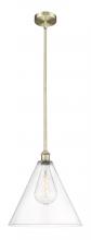 Innovations Lighting 616-1S-AB-GBC-162-LED - Berkshire - 1 Light - 16 inch - Antique Brass - Cord hung - Pendant