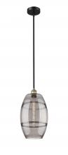 Innovations Lighting 616-1S-BAB-G557-10SM - Vaz - 1 Light - 10 inch - Black Antique Brass - Cord hung - Mini Pendant