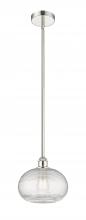 Innovations Lighting 616-1S-PN-G555-10CL - Ithaca - 1 Light - 10 inch - Polished Nickel - Cord hung - Mini Pendant