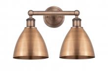 Innovations Lighting 616-2W-AC-MBD-75-AC - Bristol - 2 Light - 17 inch - Antique Copper - Bath Vanity Light