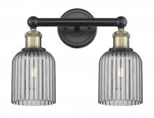 Innovations Lighting 616-2W-BAB-G559-5SM - Bridal Veil - 2 Light - 14 inch - Black Antique Brass - Bath Vanity Light