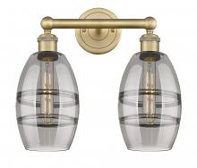 Innovations Lighting 616-2W-BB-G557-6SM - Vaz - 2 Light - 15 inch - Brushed Brass - Bath Vanity Light