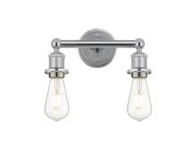 Innovations Lighting 616-2W-PC - Edison - 2 Light - 11 inch - Polished Chrome - Bath Vanity Light