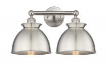 Innovations Lighting 616-2W-SN-M14-SN - Adirondack - 2 Light - 17 inch - Brushed Satin Nickel - Bath Vanity Light