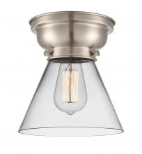 Innovations Lighting 623-1F-SN-G42 - Cone - 1 Light - 8 inch - Brushed Satin Nickel - Flush Mount