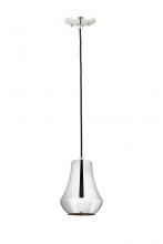 Innovations Lighting 654-1P-PN-7 - Hartford - 1 Light - 7 inch - Polished Nickel - Cord hung - Mini Pendant