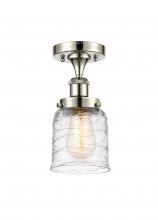 Innovations Lighting 916-1C-PN-G513 - Bell - 1 Light - 5 inch - Polished Nickel - Semi-Flush Mount