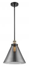 Innovations Lighting 916-1S-BAB-G43-L-LED - Cone - 1 Light - 12 inch - Black Antique Brass - Mini Pendant