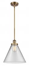 Innovations Lighting 916-1S-BB-G42-L-LED - Cone - 1 Light - 12 inch - Brushed Brass - Mini Pendant