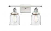 Innovations Lighting 916-2W-WPC-G54-LED - Bell - 2 Light - 16 inch - White Polished Chrome - Bath Vanity Light