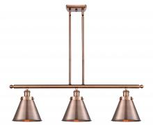 Innovations Lighting 916-3I-AC-M13-AC - Appalachian - 3 Light - 36 inch - Antique Copper - Stem Hung - Island Light