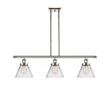 Innovations Lighting 916-3I-PN-G42 - Cone - 3 Light - 36 inch - Polished Nickel - Stem Hung - Island Light