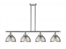 Innovations Lighting 916-4I-SN-MFD-10-SN - Derby - 4 Light - 48 inch - Brushed Satin Nickel - Stem Hung - Island Light