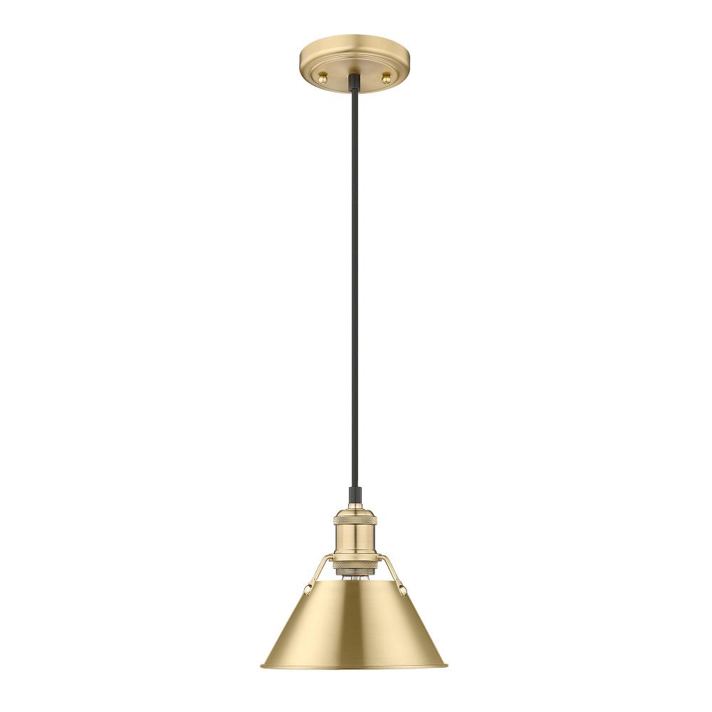 Orwell BCB Small Pendant - 7&#34; in Brushed Champagne Bronze with Brushed Champagne Bronze shade