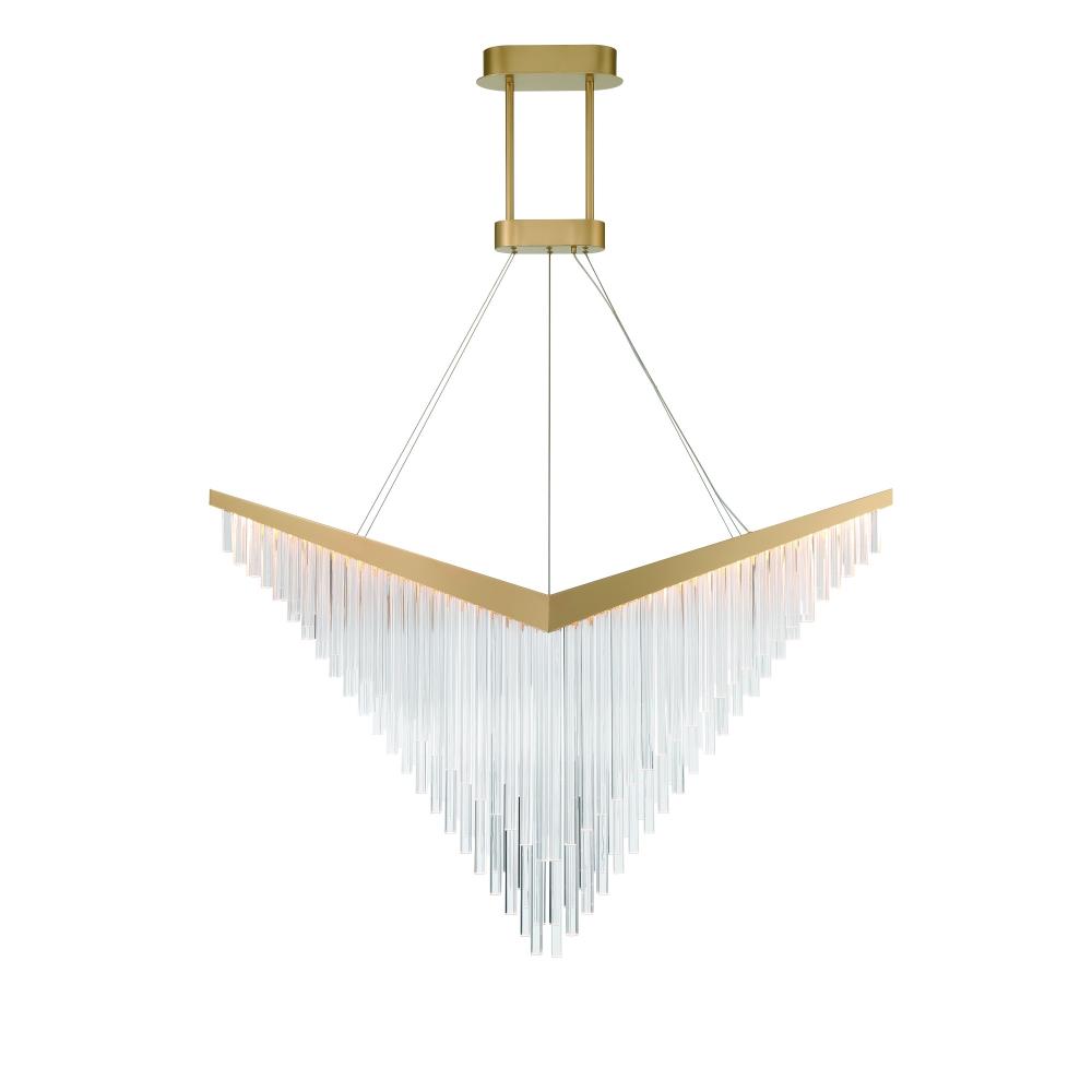 Vivien 60&#34; LED Chandelier In Gold