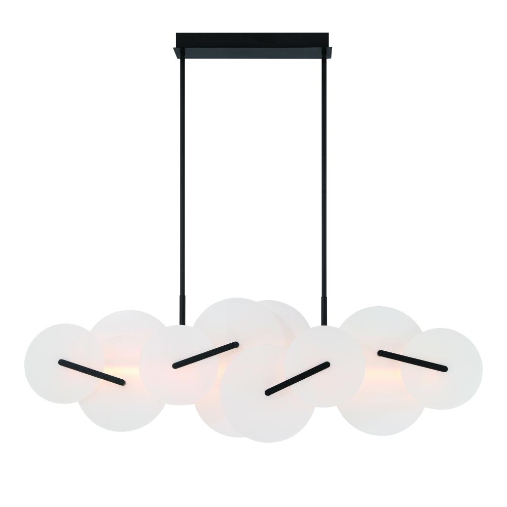 Nuvola 56&#34; LED Chandelier In Black