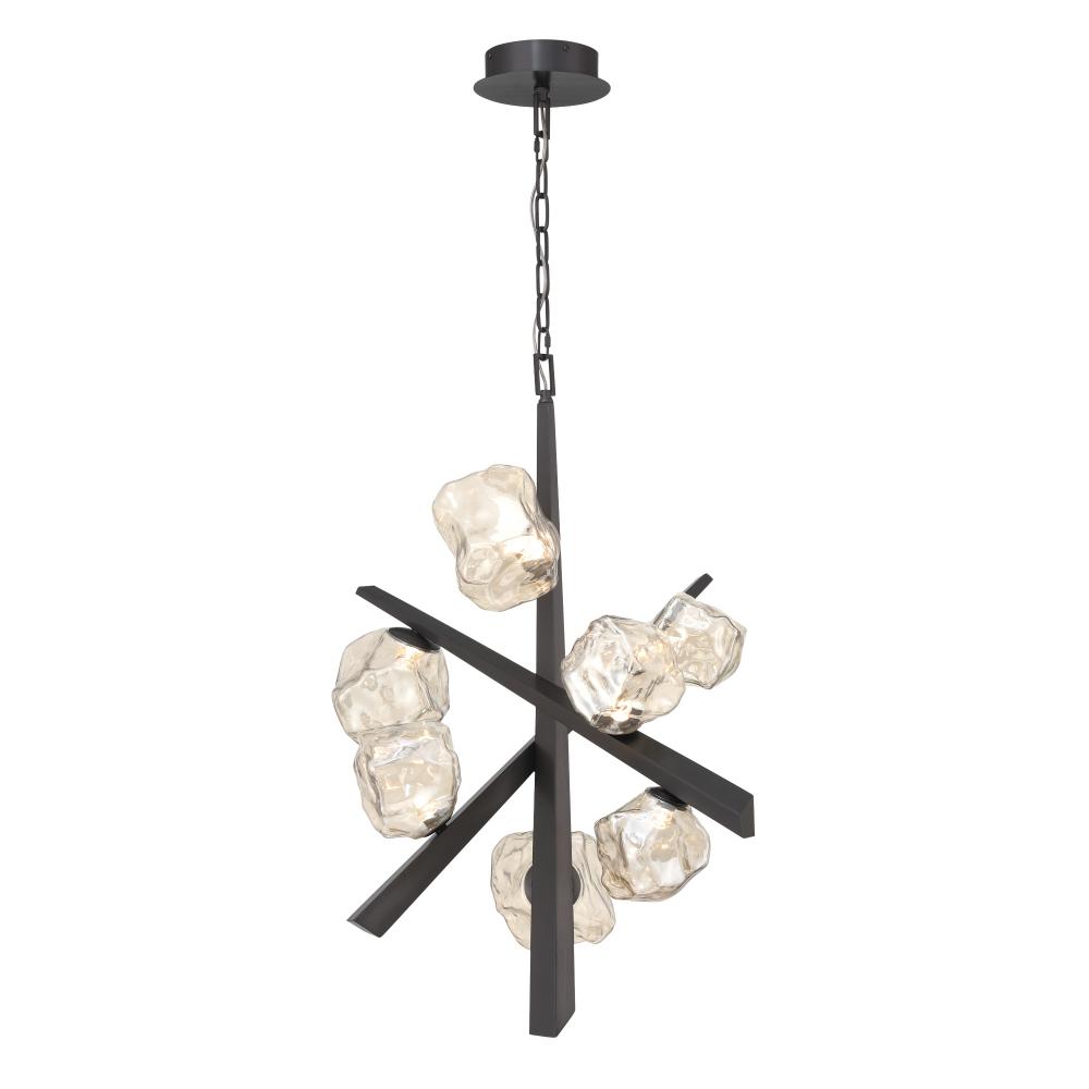 Thorah 27&#34; LED Chandelier In Graphite