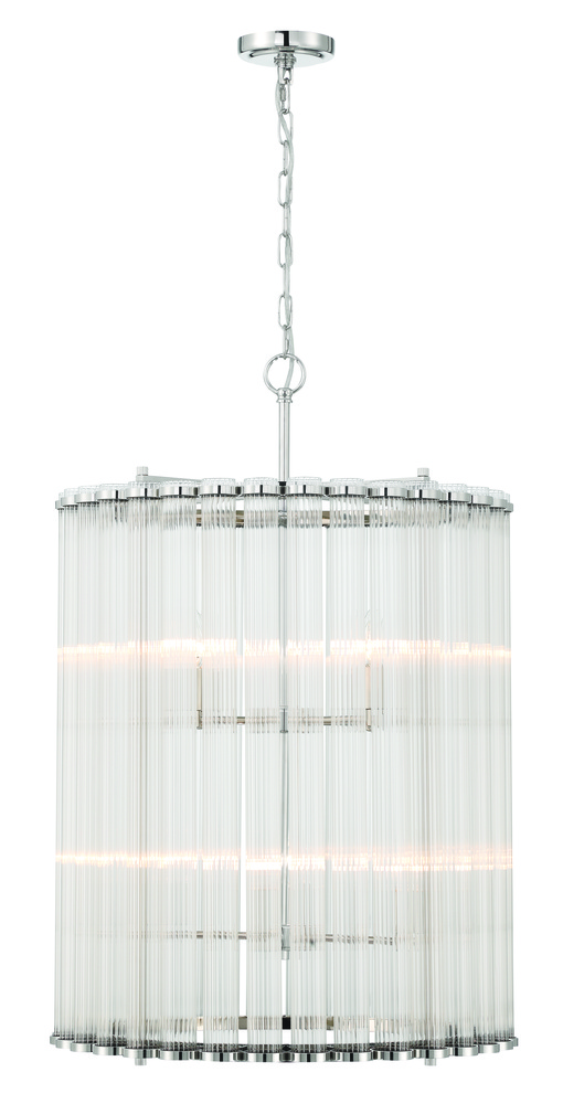 Glasbury 22&#34; Pendant In Nickel