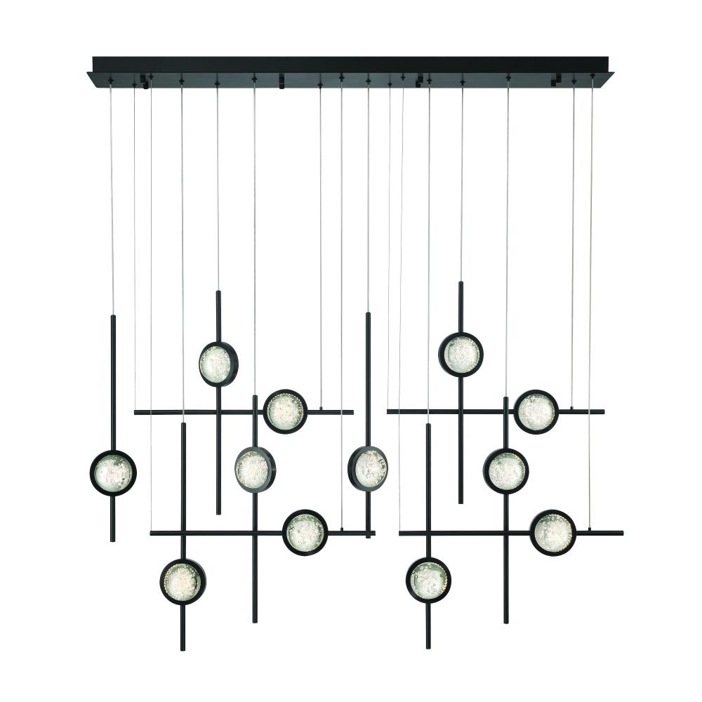 Barletta 53&#34; LED Chandelier In Black