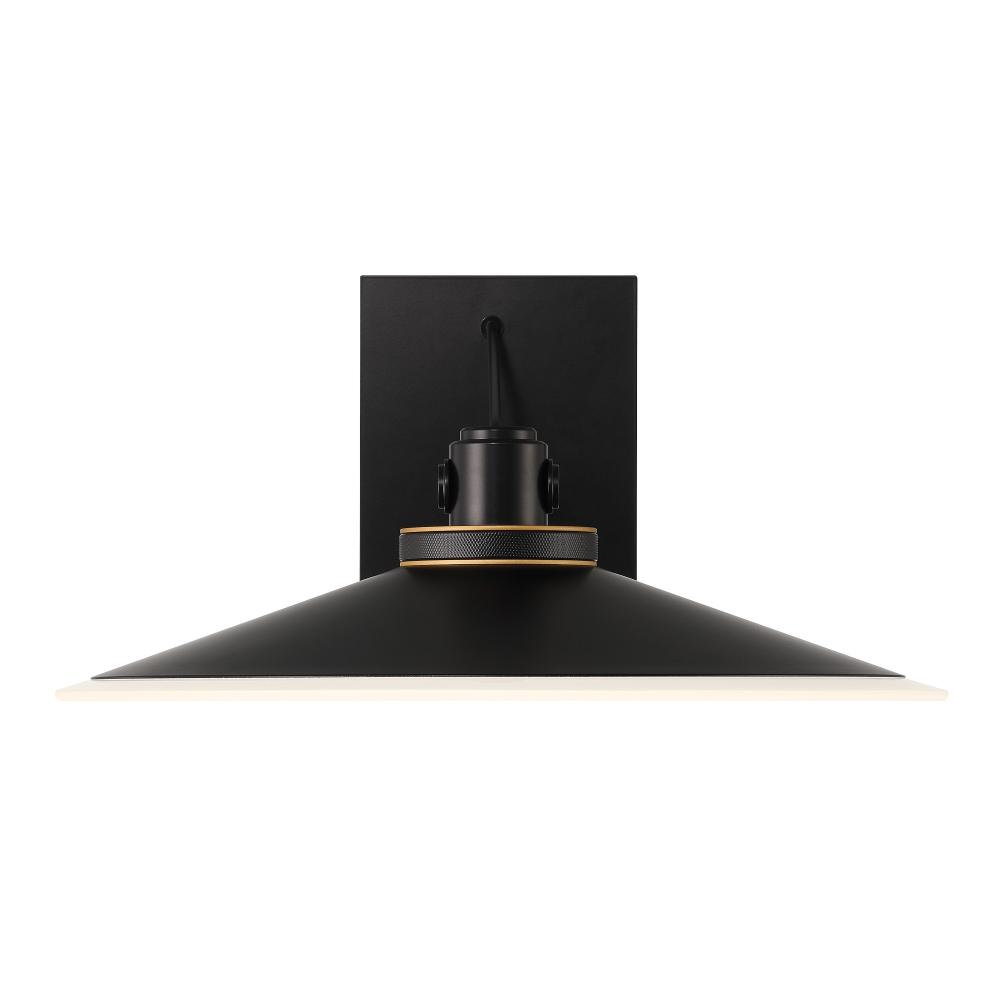 Deckard 16&#34; LED Sconce In Gold and Black