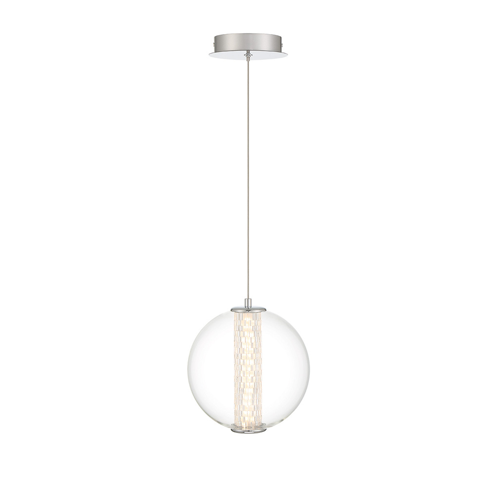 Atomo 1 Light Pendant in Chrome