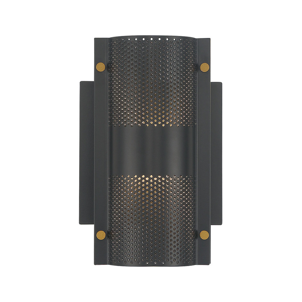 Westcliffe 2 Light 8&#34; Sconce in Black