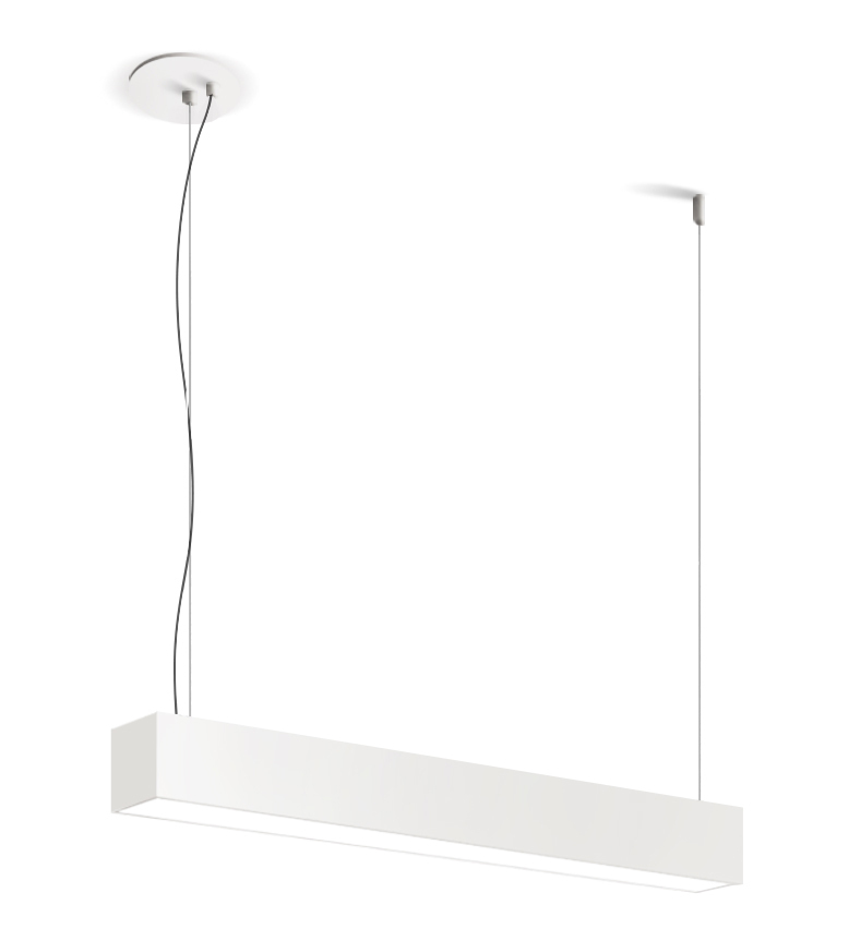 4&#39; LED Linear Suspension Mount, 2&#34;Wide, 3500K, White