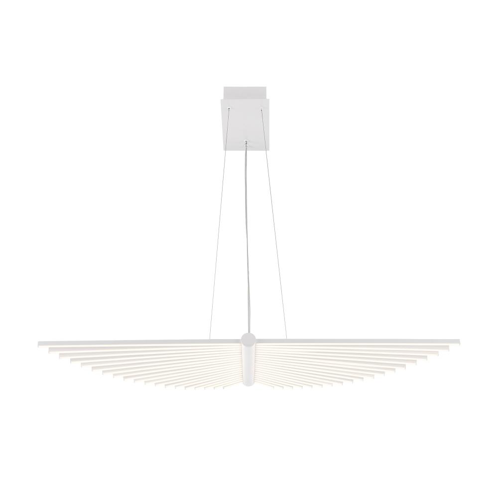 Seraph 1 Light 39.25&#34; Chandelier in White