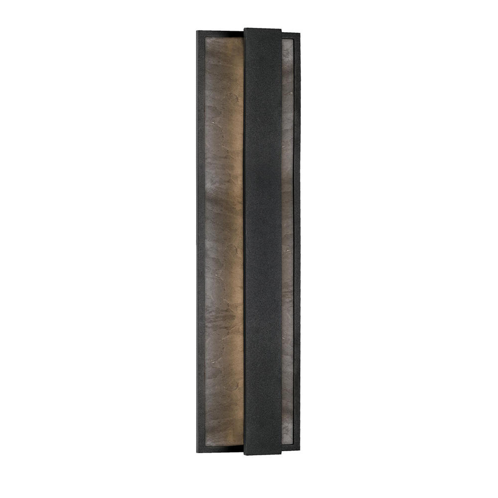 Caspian Black LED Exterior Wall Sconce