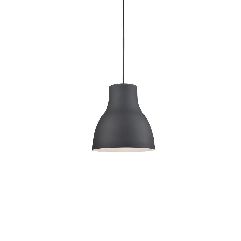 Cradle 13-in Black 1 Light Pendant