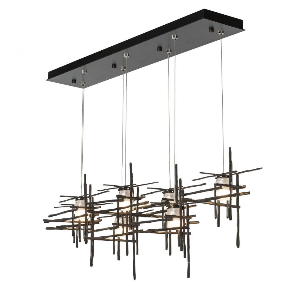 Tura 7-Light Frosted Glass Pendant