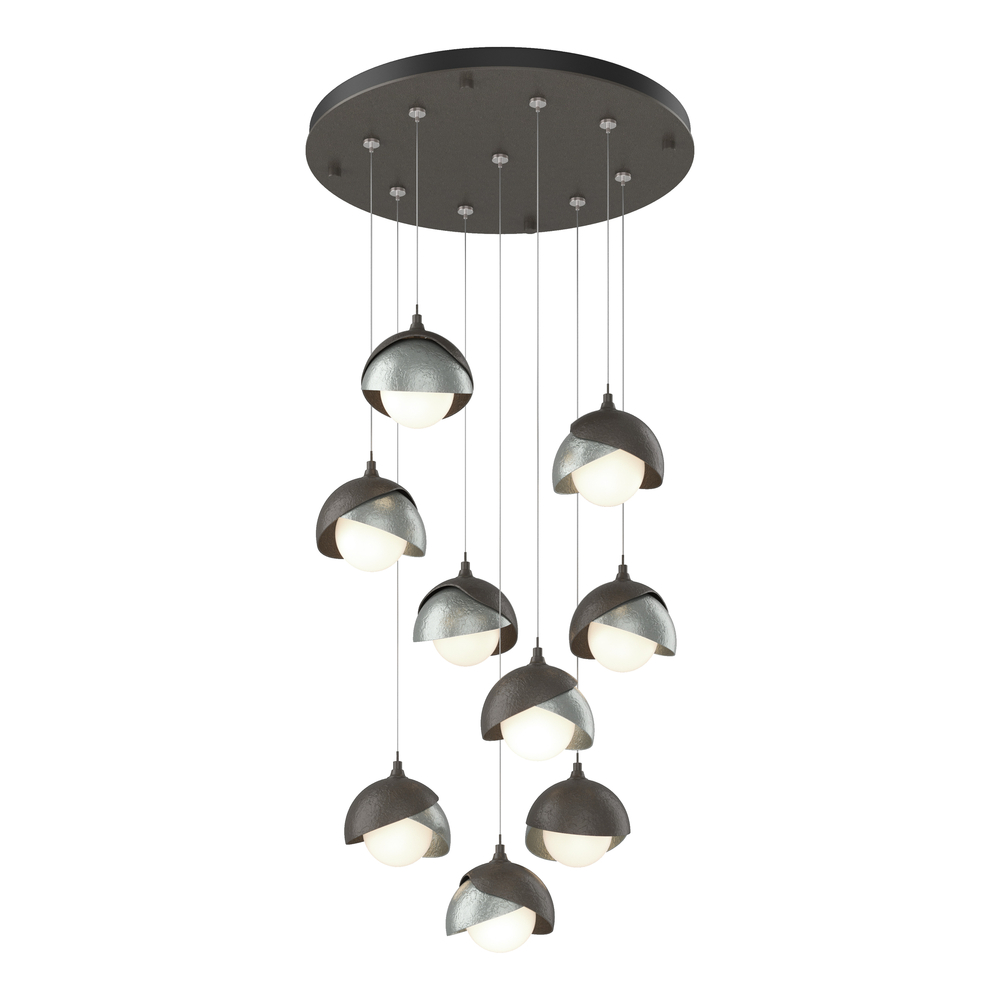 Brooklyn 9-Light Double Shade Pendant