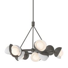 Hubbardton Forge 131068-SKT-MULT-07-02-GG0711 - Brooklyn 9-Light Double Shade Ring Pendant